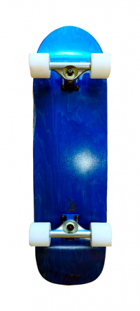 Premium Skate Cruiser 9,0" Deep Blue (Ahorn) Skateboard Komplett